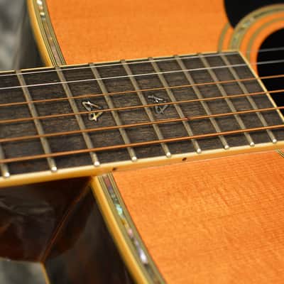 Fender F-115 1978 RARE Vintage Dreadnought D-45 Style Pearl Acoustic Guitar w Hard Case Included image 10
