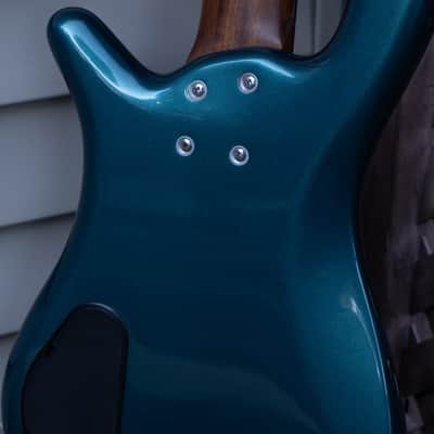 Warwick Streamer LX5 2016 - Petrol Blue Metallic image 11