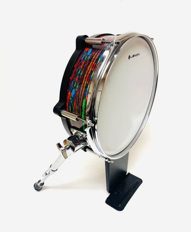 Lemon 12” Red Wrapped Bass Kick Drum for Roland and Alesis Kit image 1