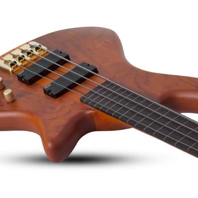 Schecter Stiletto Studio-4 FL Electric Bass Honey Satin image 13