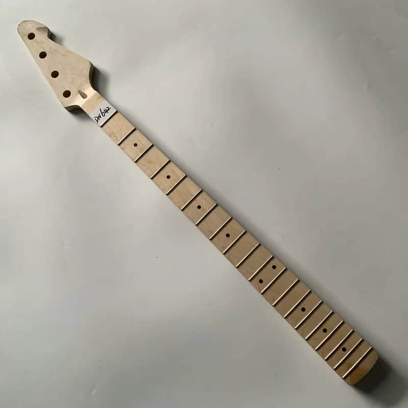 Maple Wood 4 String Bass Neck, 20 Frets Fretboard image 1