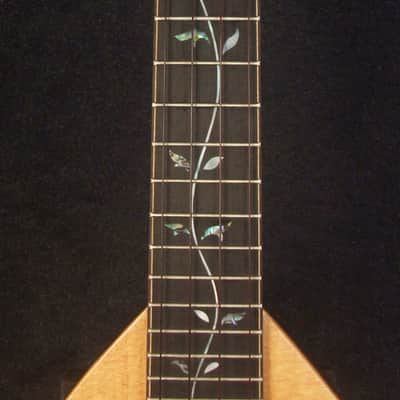 Handmade Thin Body Bowl Back Style Tenor Ukulele, Spruce, Mahogany, HummingBird, Vine Inlay, Soft-bag, Bruce Wei  UBB17-002 image 6