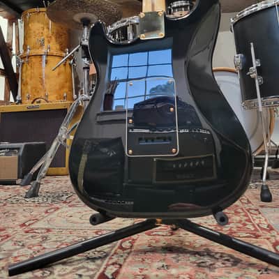 Fender Deluxe Series Stratocaster MIM w/ EMG Pick Ups - 2000s - Black/Gold W/ Gig Bag (C016-48) image 14