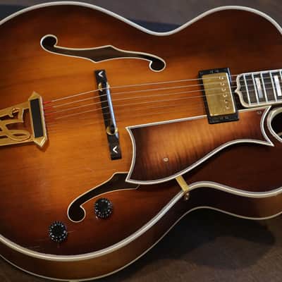 Heritage Golden Eagle Archtop Hollow Body Electric Guitar Antique Sunburst + OHSC image 2