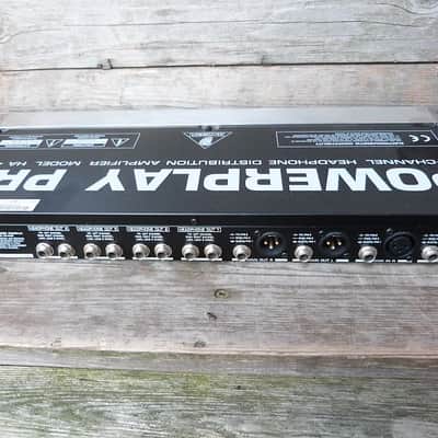 Behringer power play pro HA-440 4 channel headphone distributon amplifier image 3