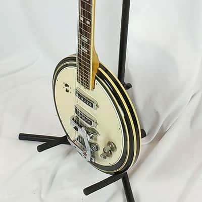 ULTRA RARE!! 1 Year Only -  1968 Kawai, Splendor, Winston, Banjo Shaped Electric Guitar CB-2V! image 3