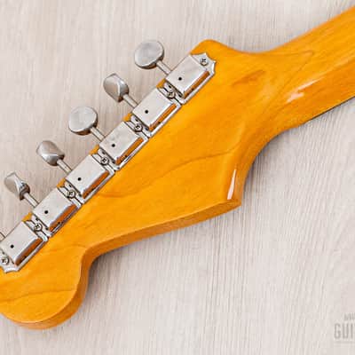 1981 Tokai Springy Sound ST60 Vintage S-Style Guitar Metallic Blue, 100% Original w/ Case, Japan image 5