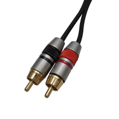 SAXMRM-2x10- 10 Foot Dual XLR Female to Dual RCA Male Patch Cable image 2
