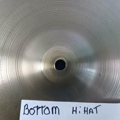 *Zildjian 14" Hi-Hats 1084/1200g Medium Cymbals B20 Avedis A USA Vintage 60s Set image 6