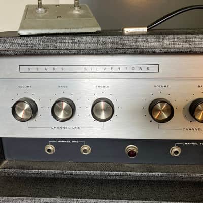 Silvertone 1484 Twin Twelve 2x12 Piggyback 1964 image 3