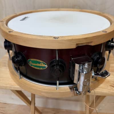 Craviotto DW RARE Green Badge Signed Wood Hoop - Solid Wood Snare 2003 image 3