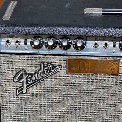 Fender Twin Reverb  1969 - a very rare & desirable Silver Panel Twin Reverb w/factory JBL D120F speakers. image 6