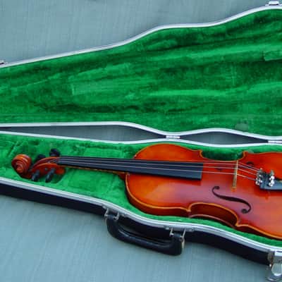 Excellent Antique 3/4  violin Branded Zeswitz image 11