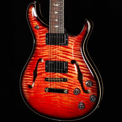 PRS Wood Library Willcutt Exclusive McCarty 594 Hollowbody II Blood Orange Smokeburst 10 Top (132) image 1