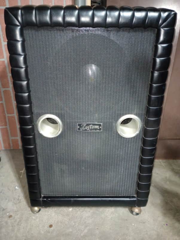 Kustom 2 x 15 Cabinet- Black Tuck n Roll image 1