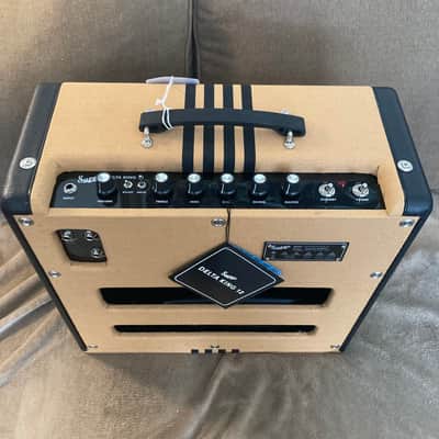 Supro 1822R Delta King 12 15-Watt 1x12" Guitar Combo Amp 2021 - Tweed / Black Stripes image 4