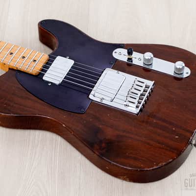 1981 Schecter T-style HH Dream Machine Vintage Guitar w/ Z Plus SuperRock Humbuckers, Case image 9