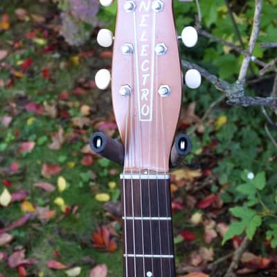 Danelectro u-2 guitar coke bottle headstock 1950's copper image 3
