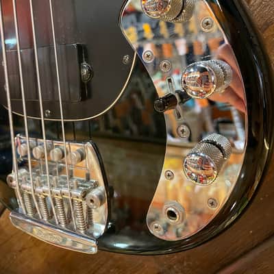 1988 Music Man Sabre Bass HH, Black image 6