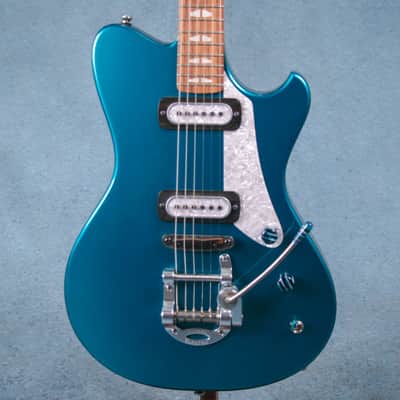 Powers Electric A-Type PF42 CamTail Electric Guitar - Turquoise Metallic - A550 image 1