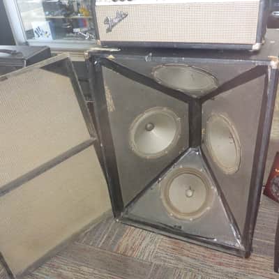 Fender Rare Numbers-Matching ;Local Pick-up Only: 1972 Bassman 100 Rig ( Head & Cab ) : Early Production Head Rare Factory " Richard Smith " Stamp 1972 - Black Tolex image 3
