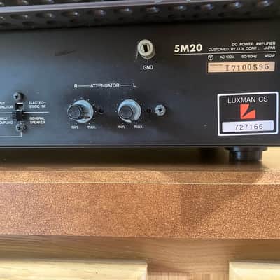 Luxman 5M20 Laboratory Reference Series Power Amplifier same as 5M21 image 8