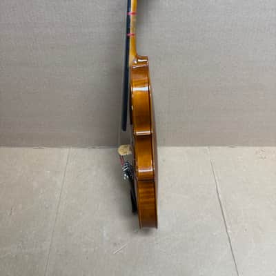 Josef Lorenz Luby (Schönbach) Czechoslovakia 4/4 Size Violin Outfit w/ Bow – Used, Good Condition image 12