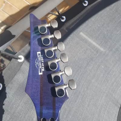 Ibanez SRGT 47 FM thru-neck spot model passive 24F 2003 - Translucent Purple image 11