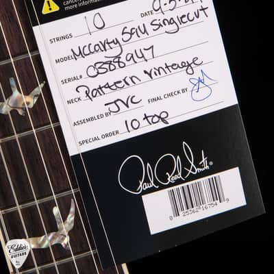 2024 - PRS McCarty 594 Singlecut - Black Gold Wraparound Burst image 16