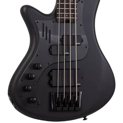 Schecter Stiletto-4 Stealth Pro EX LH Satin Black image 1