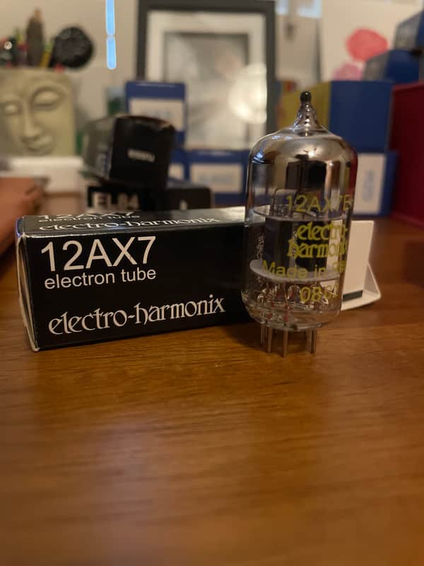 Electro-Harmonix 12AX7EH Preamp Vacuum Tube - Single 2010s - Clear image 1