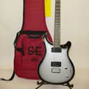 2014 PRS SE Mike Mushok Baritone Electric Guitar - Silver Burst