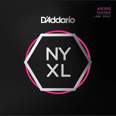 D'Addario NYXL45100 NYXL Regular Light Nickel 4-String Bass Strings, 45-100 Long scale image 1