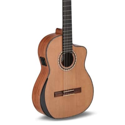 Manuel Rodriguez Tesoro De Camerun Limited Edition Solid Cedar Top & Cedar Neck 6-String Classical Acoustic-Electric Guitar w/Hard Case image 2