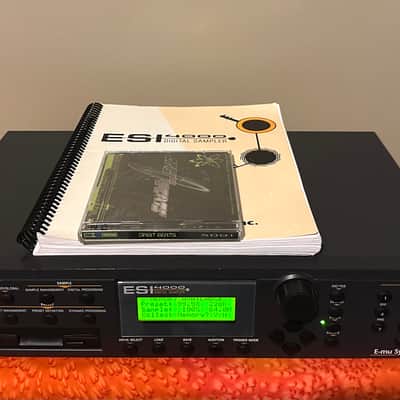 E-MU Systems ESI 4000 Rackmount 128-Voice Digital Sampler 1998 - 2000 - Black