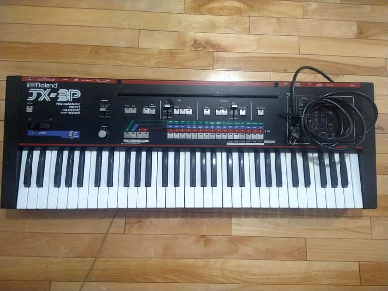 Roland JX-3P 61-Key Programmable Preset Polyphonic Synthesizer 1983 - 1985 - Black image 1