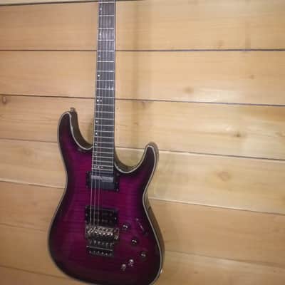 Schecter Blackjack SLS C-1 FR Sustainiac 2015 - see through purple image 2