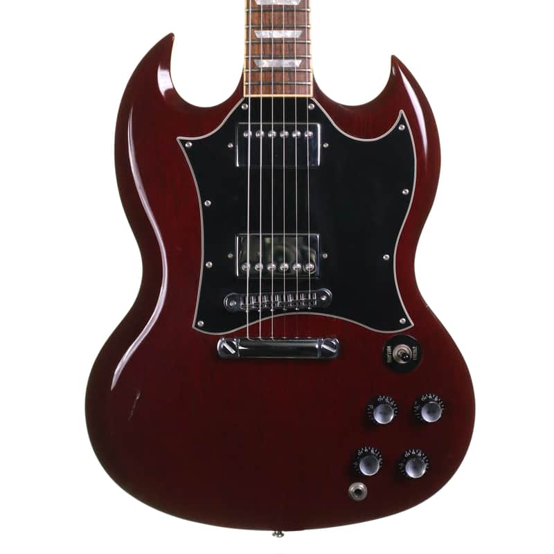 Gibson SG Standard Electric Guitar, Cherry Red with Hard Case image 1