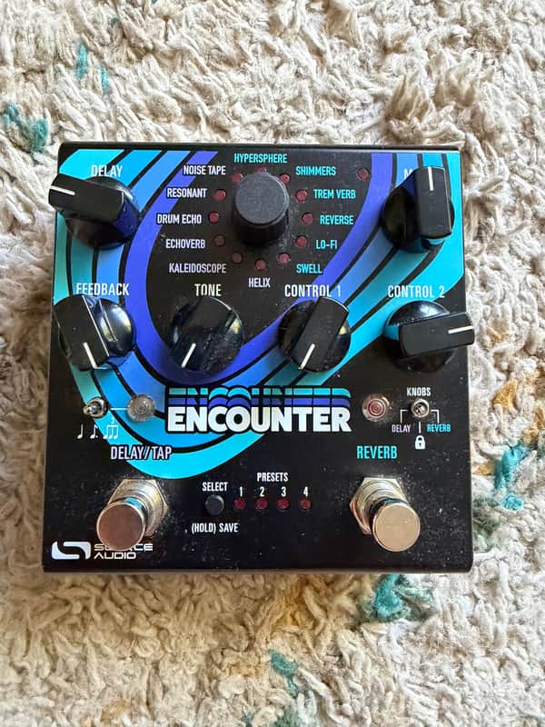 Source Audio Encounter Ambient Delay / Reverb 2025 - Present - Black / Blue image 1