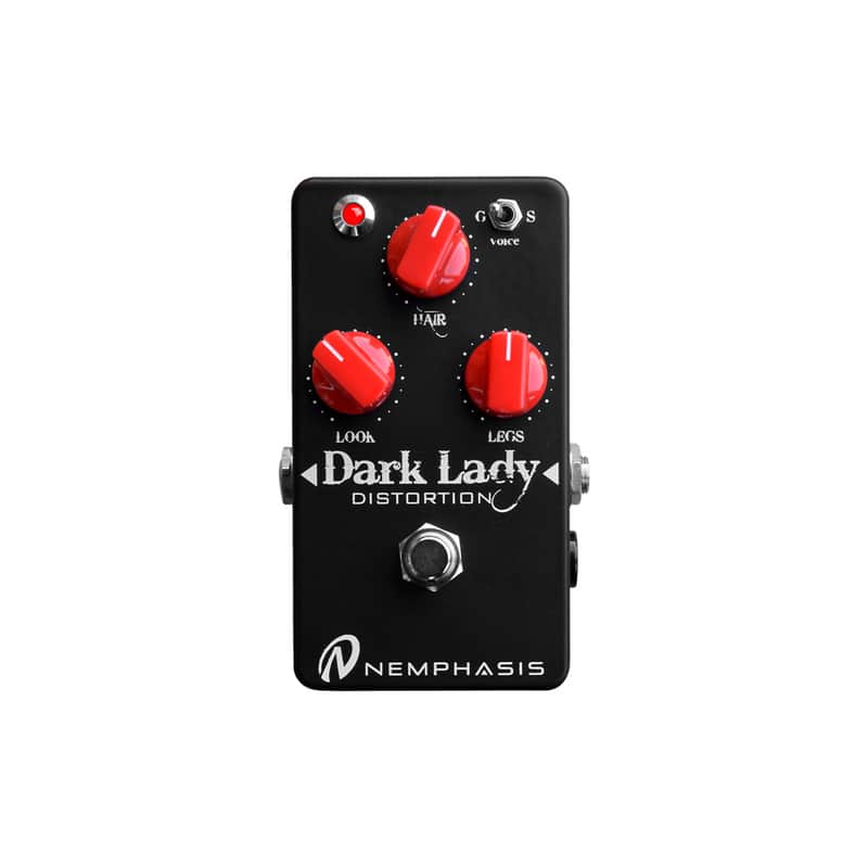 Nemphasis Dark Lady 'Red Knobs' Distortion/Fuzz Pedal AU01DR image 1
