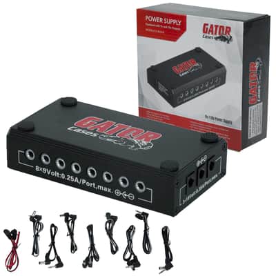 Gator Cases G-BUS-8-US Pedal Board Power Supply for Guitar Effects Pedals image 1