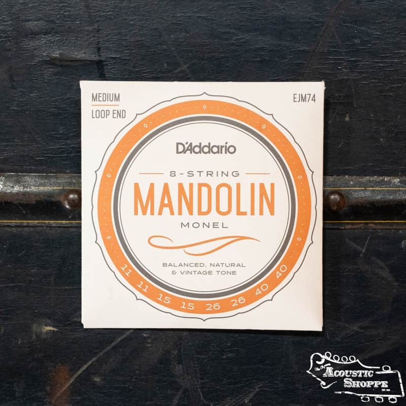 D'Addario EJM74 Monel Mandolin Strings, Medium, 11-40 image 1