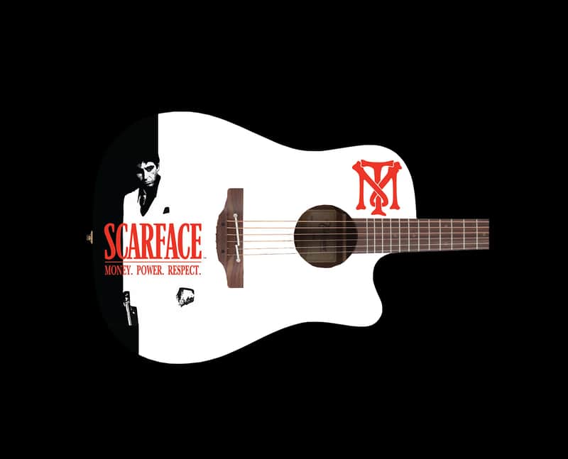 Guitar Wrap Scar Face image 1