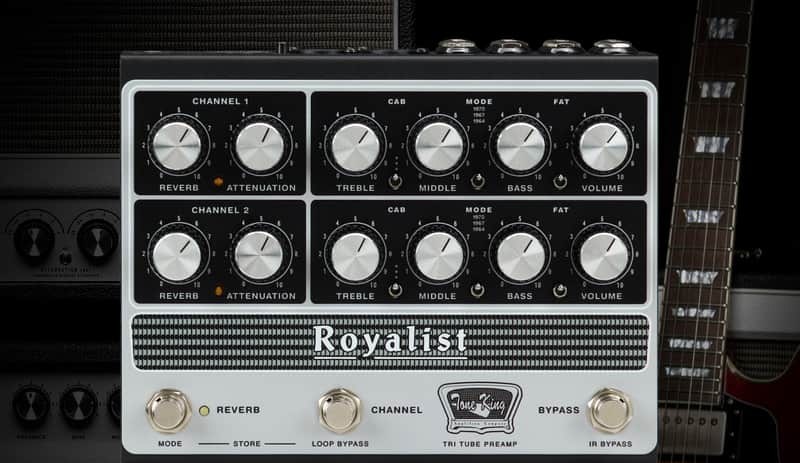 Tone King Royalist Tri-Tube 2- Channel Guitar Preamp Pedal  w/IR's 2026 - New! image 1