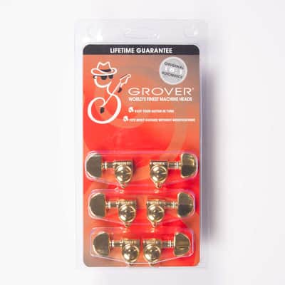 Grover 102-18G Original Rotomatic 18:1 Tuners 3x3 Gold