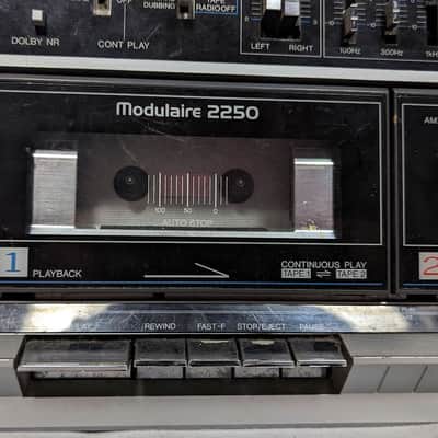 Realistic 14-765 Modulaire 2250 1980s Vintage Ghettoblaster Boombox - Works - Grey image 4