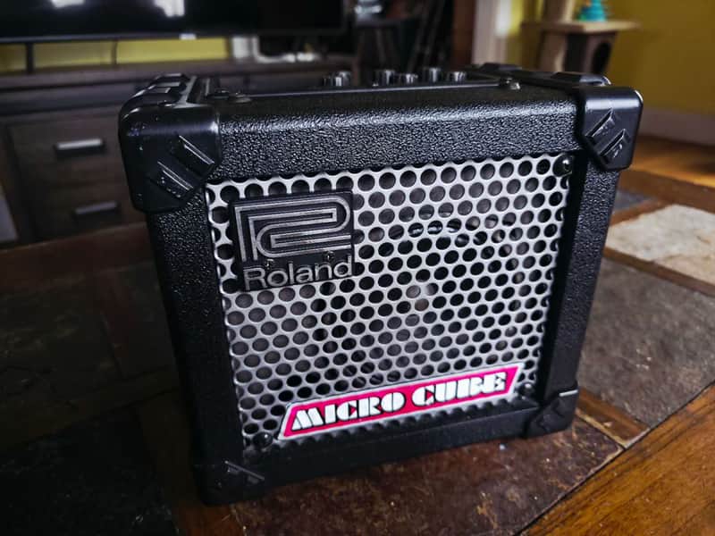 Roland Micro Cube portable battery powered guitar combo amp - blk image 1
