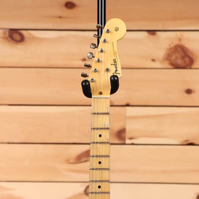 Fender Custom Shop 1956 Stratocaster Journeyman Relic - Aged Black - CZ582187 - PLEK'd image 5