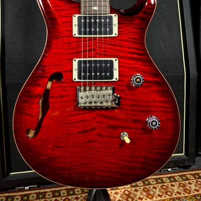 PRS CE 24 Semi-Hollow Fire Red Burst image 2