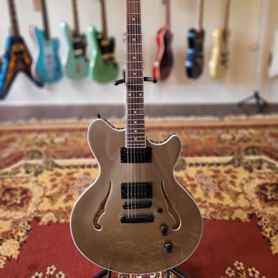 Tagima Ekosonic Semi-Hollow - Metallic Deep Silver (Brand New / 2026 Release) image 1